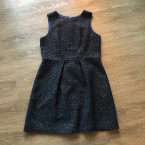 Loft holiday fit and flare dress